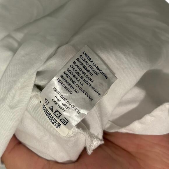 Trovata Birds of Paradis 100% Cotton White Blouse Top Size Small - Picture 4 of 5